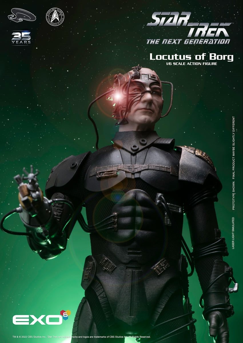 Pre-Order EXO-6 Star Trek Next Generation Locutus of Borg Sixth Scale Figure